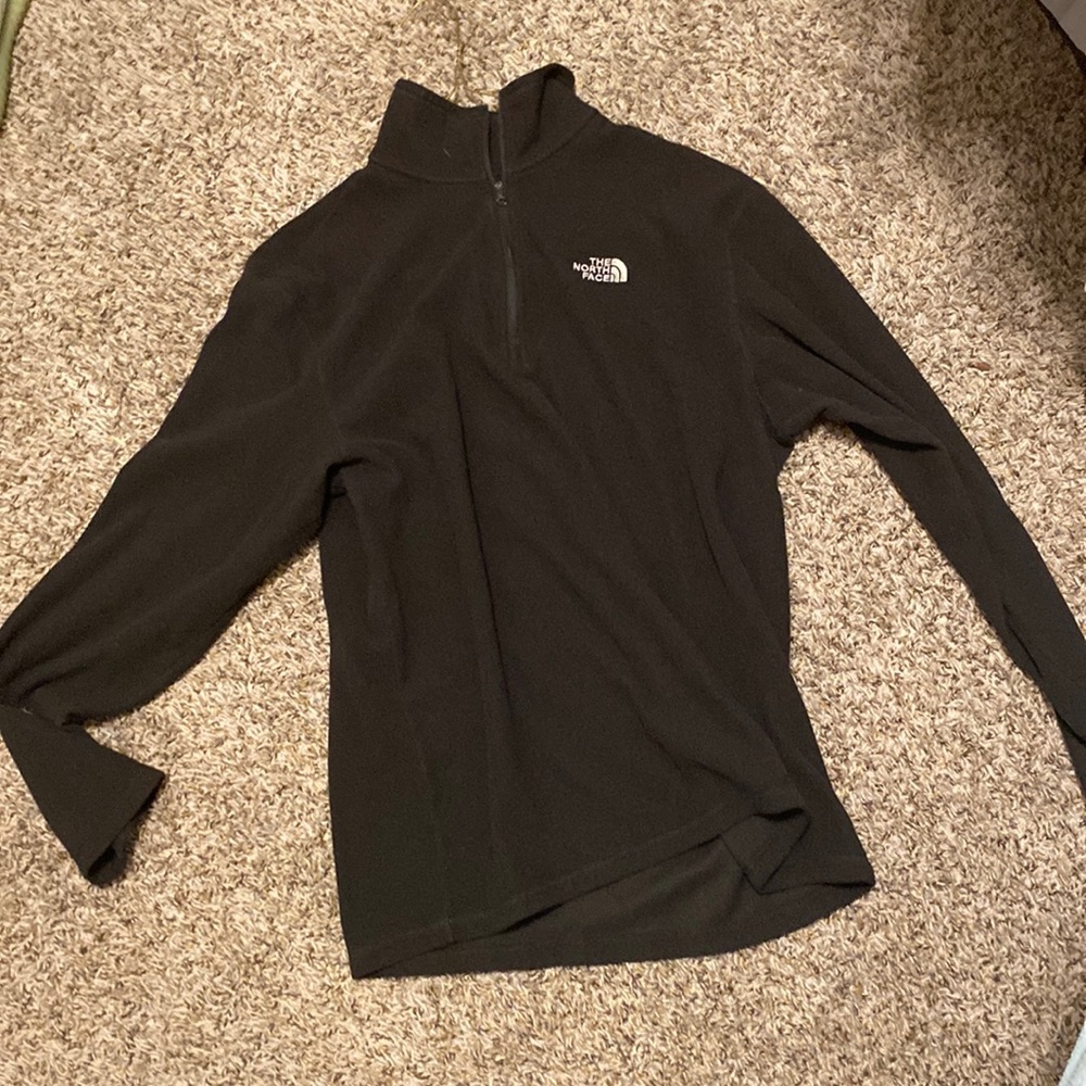 The north face soft zip up